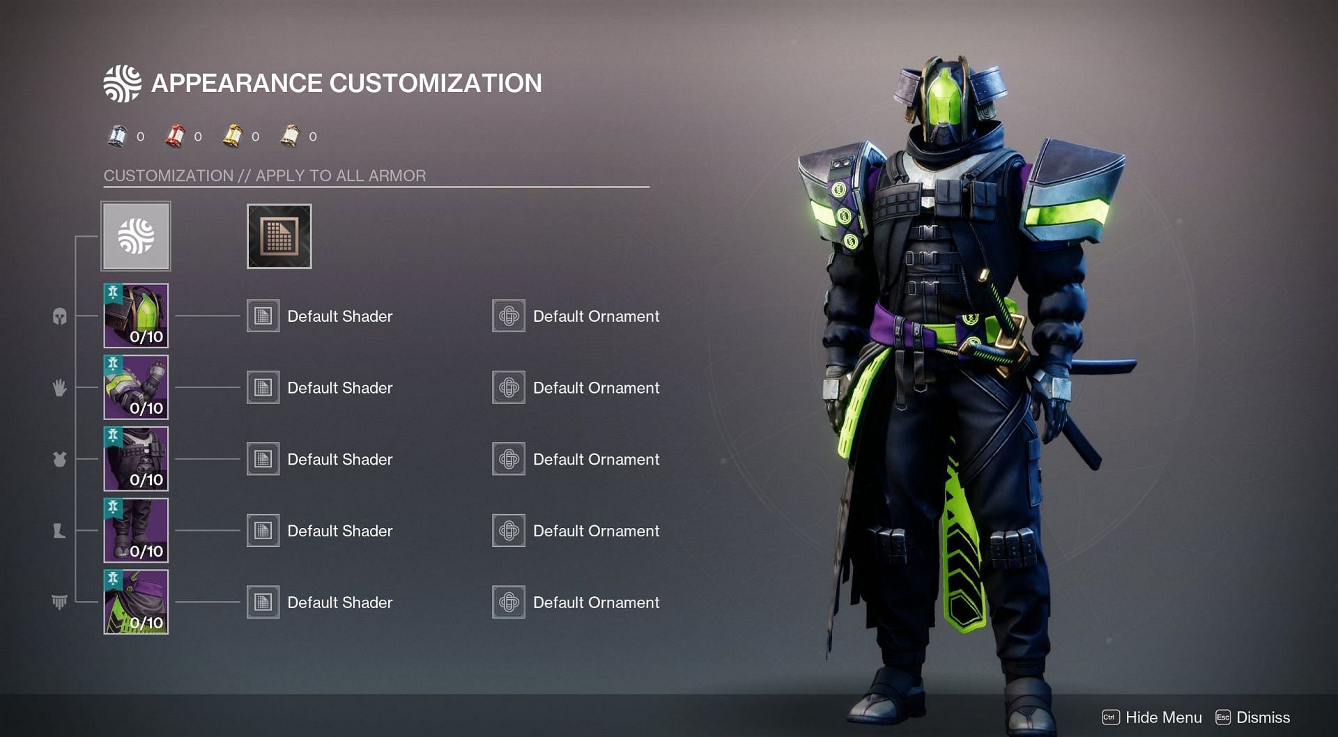Bushido armor in Destiny 2 (Image via Bungie)